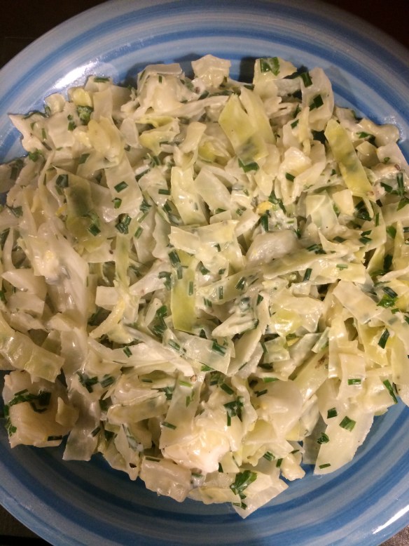 tagliatelle of cabbage